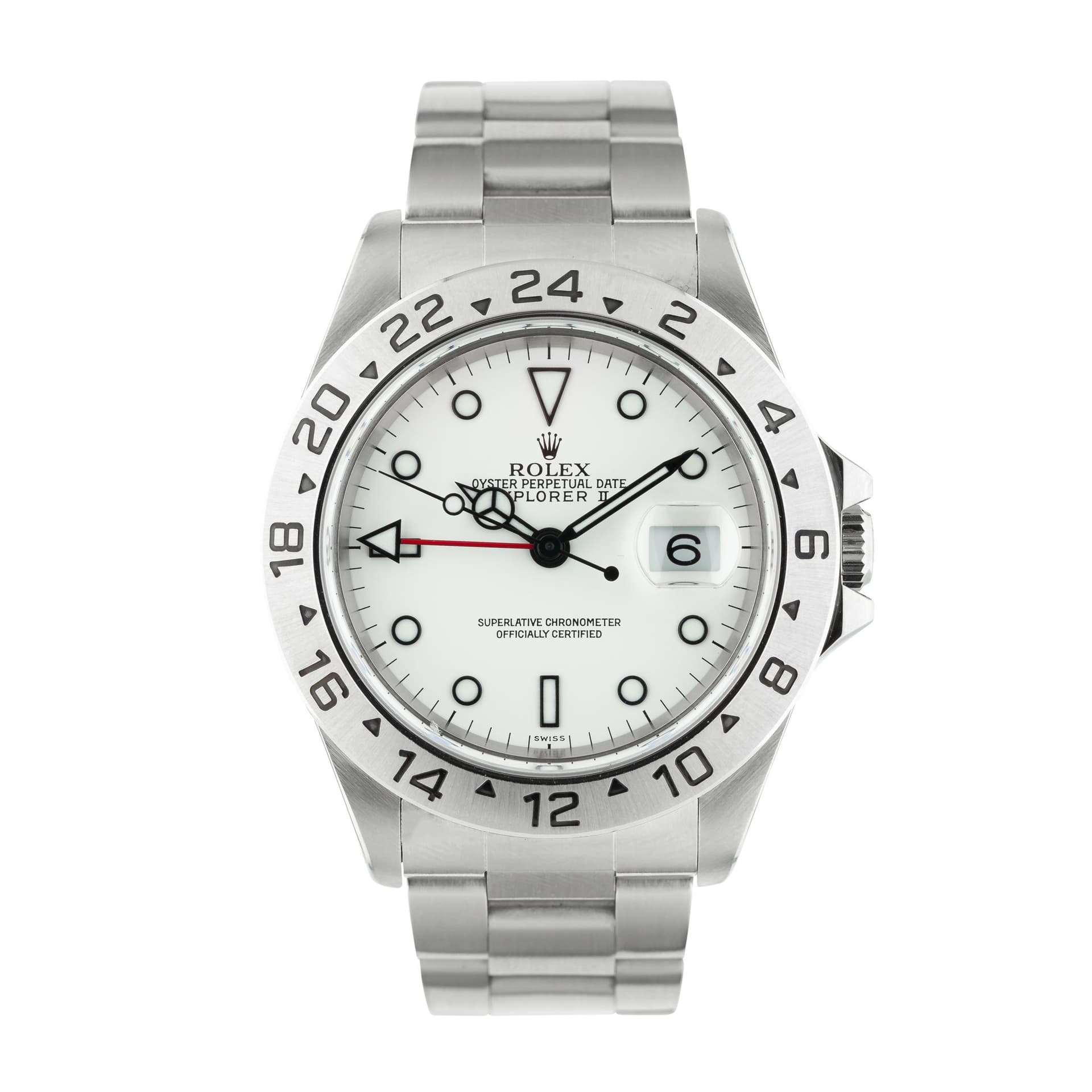 Rolex Montre Rolex Explorer II Polar "Swiss Only" 16570 automatique 40 mm Full Set 2000