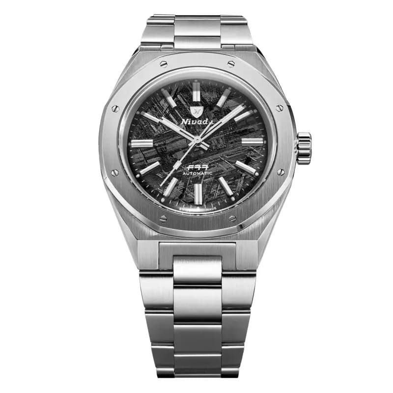 Nivada Grenchen Montre F77 41 Meteorite No Date 68041A77C