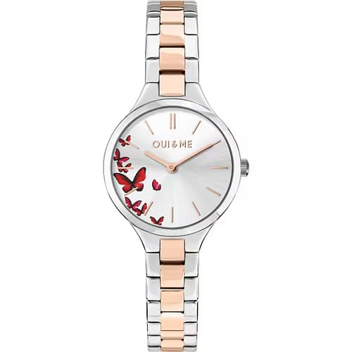 Oui & Me Montre Femme Oui&me Acier recyclé Acier inoxydable Or rose ME010400