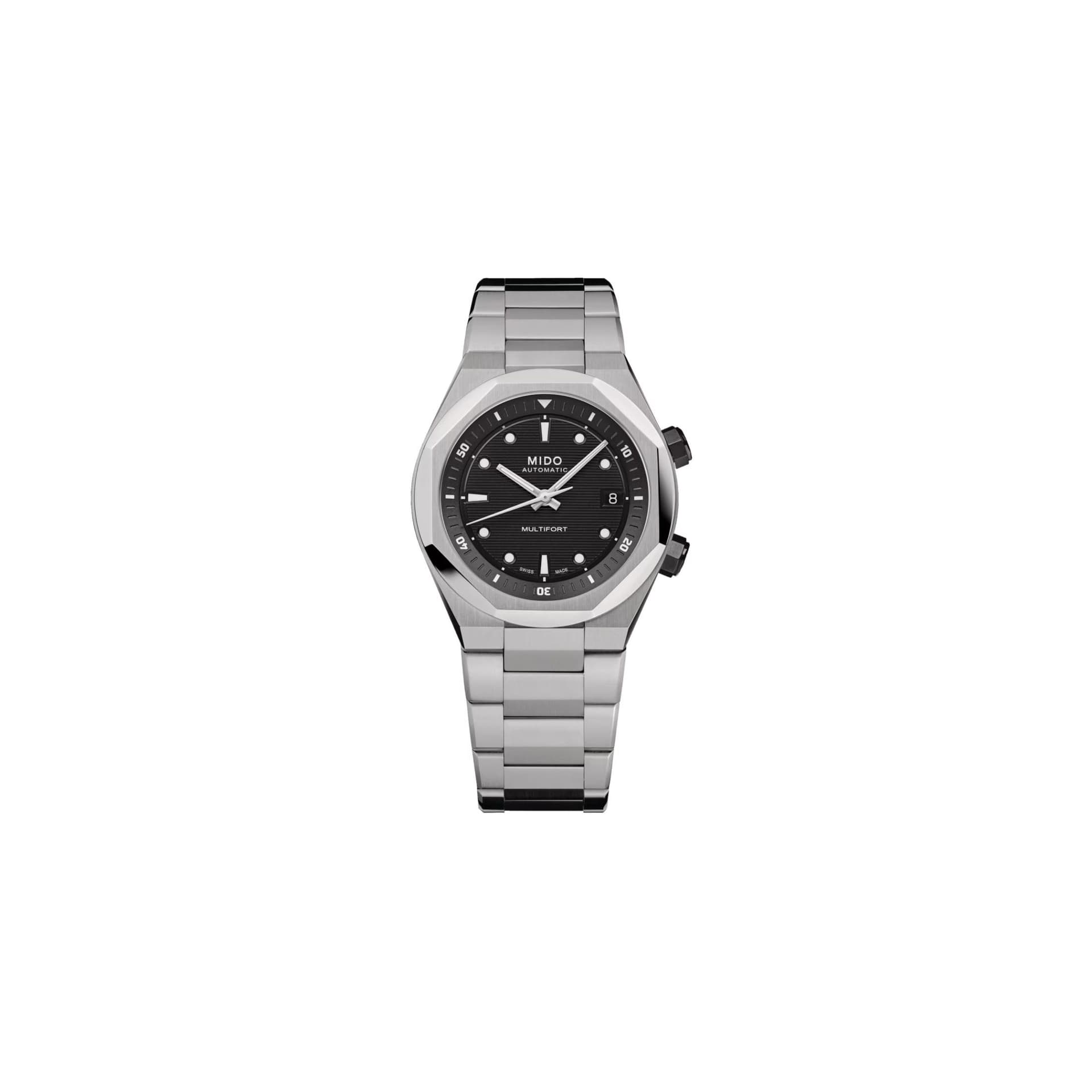 Mido Montre Mido Multifort 8 Two Crowns 38.4 x 40 mm- M047.507.11.051.00