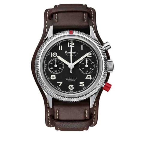 Hanhart Montre Hanhart 417 ES Flyback Steve Mc. Mécanique diamètre 39 mm- H701.212-MF