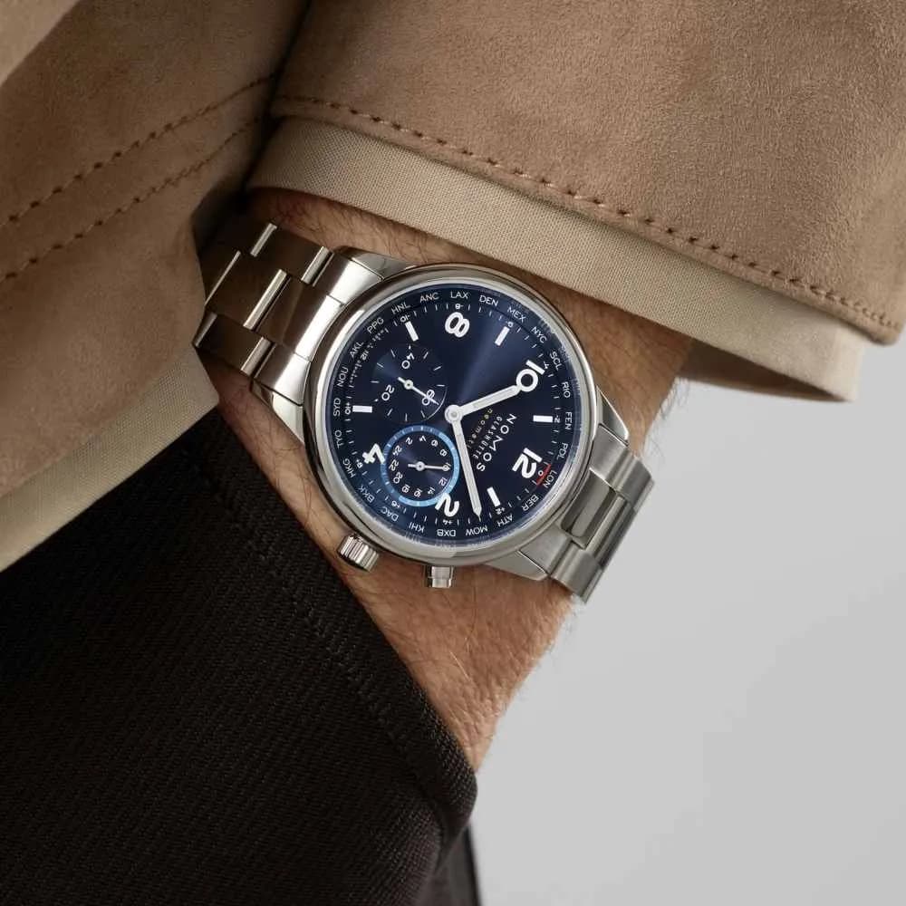 Nomos Club Sport neomatik Worldtimer blue