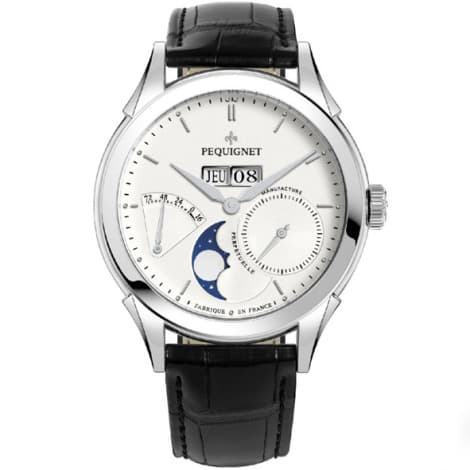 Pequignet Montre Pequignet Royale Origine Automatique Cadran Blanc - 9010433-AN