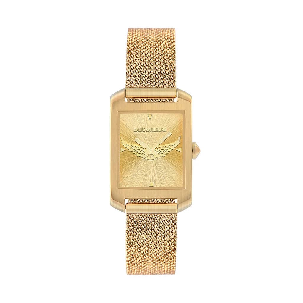 ZADIG & VOLTAIRE Montre Zadig et Voltaire Collection Voltaire en Acier et PVD Doré