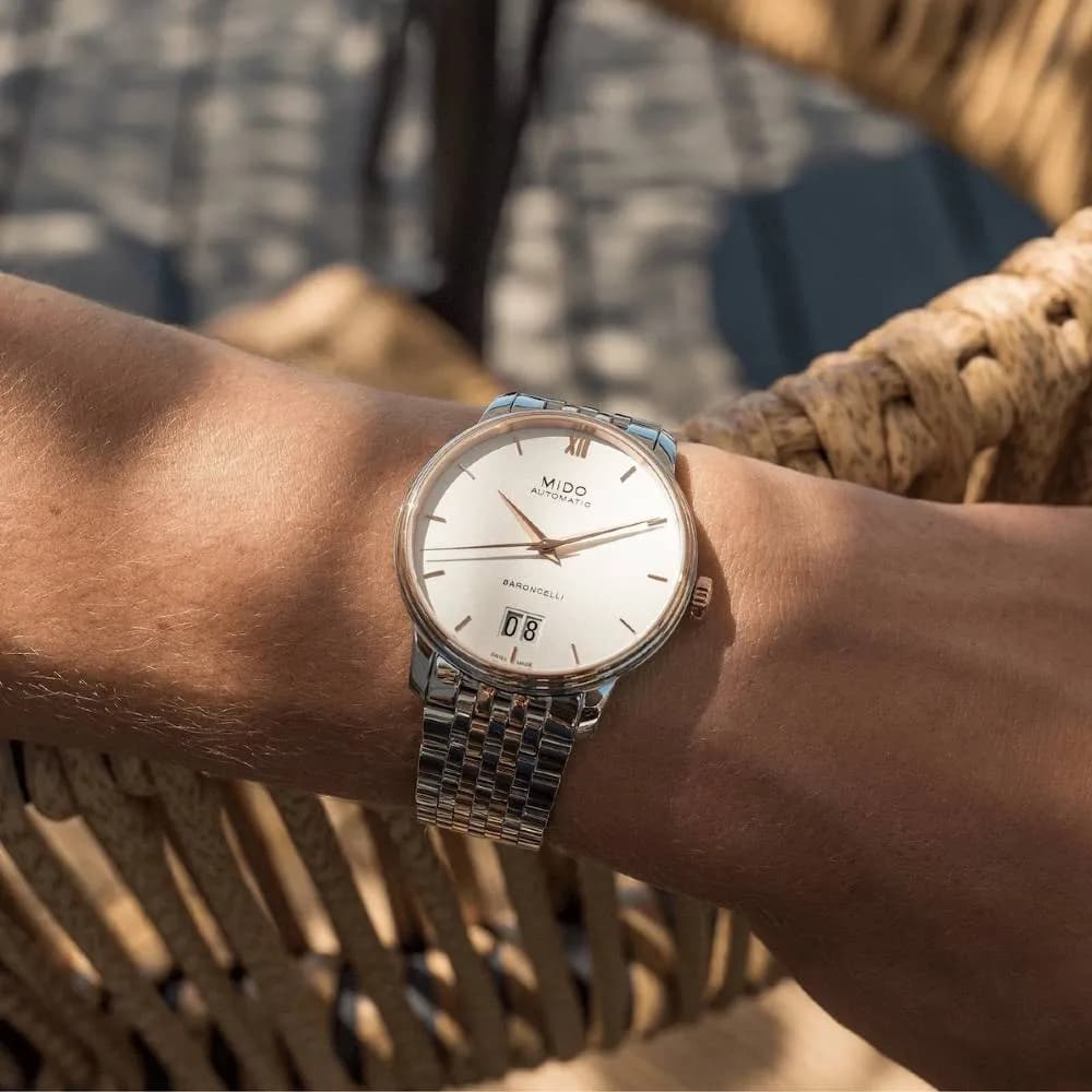 Mido Montre Mido Baroncelli Big Date 40 mm- M027.426.22.018.00