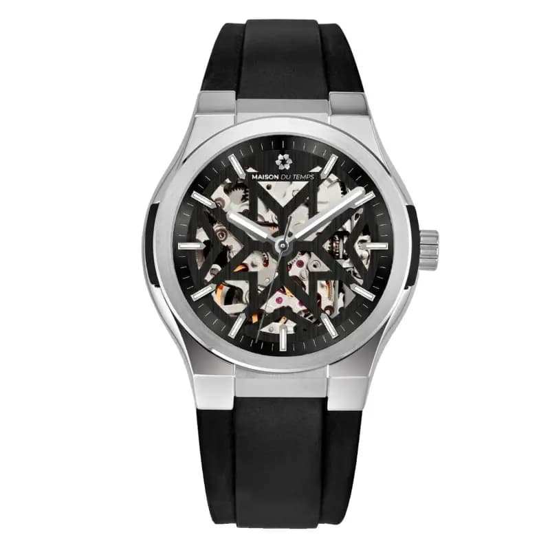 Maison du Temps Montre MTEpsilon Skeleton Evo Silicone Noir