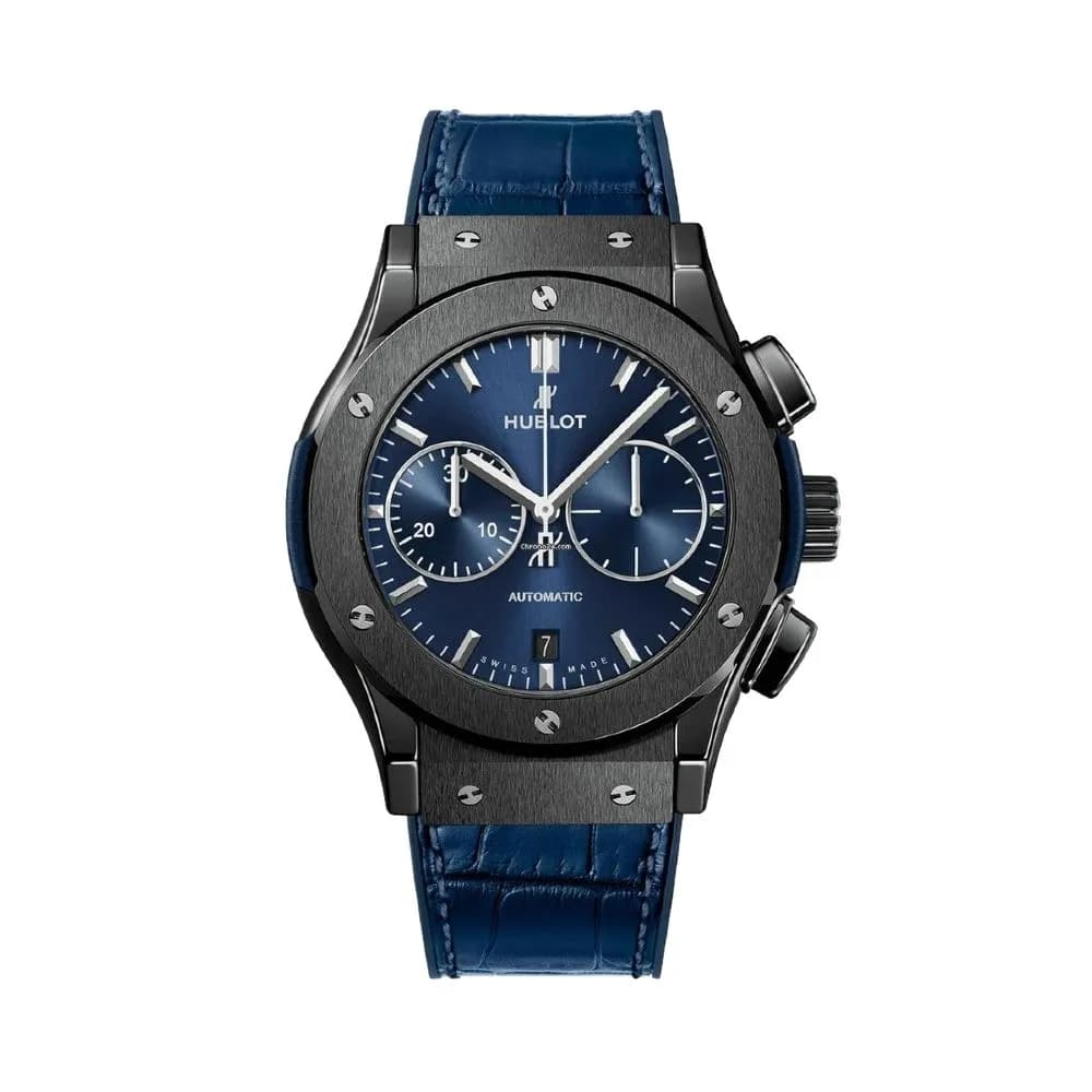 Hublot Ceramic Blue Chronograph