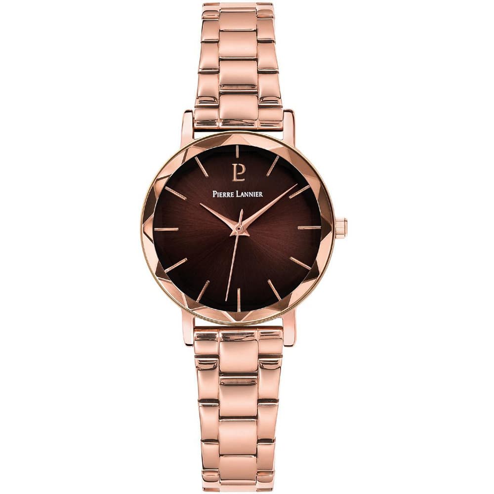 Pierre Lannier Montre Pierre Lannier Collection Multiples en Acier et PVD Doré Rose