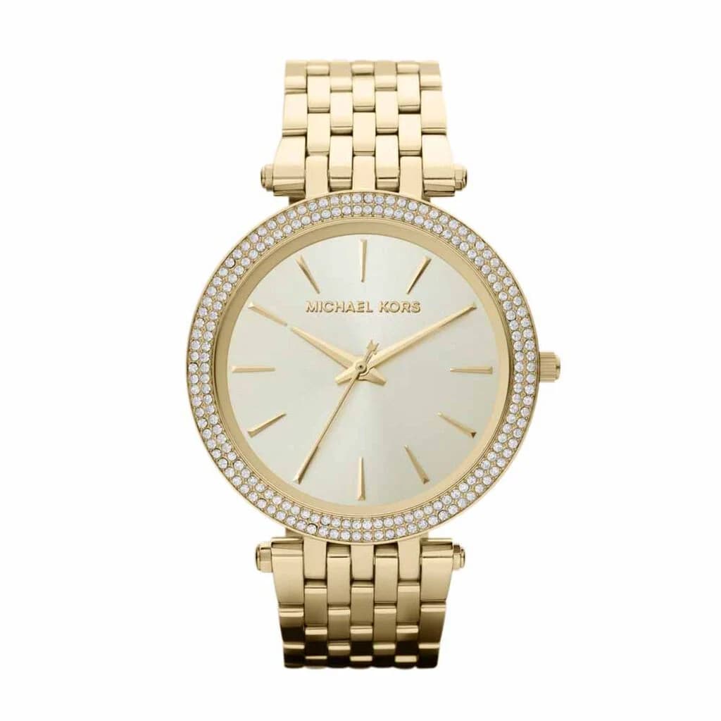 Michael Kors Montre Femme MICHAEL KORS en Acier Jaune Etanche