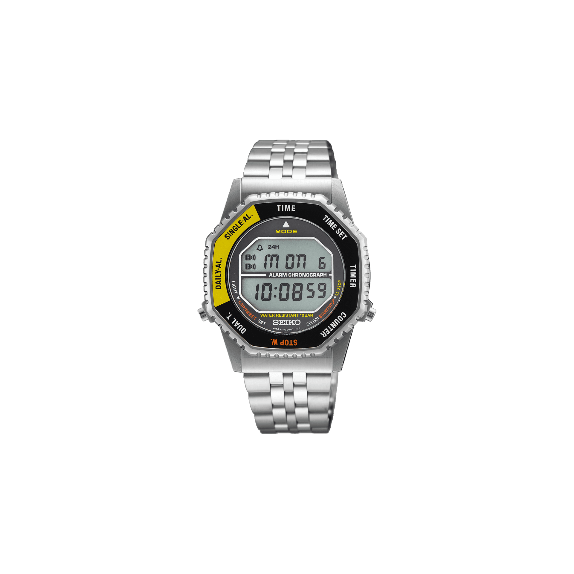 Seiko Sport — boîtier gris 37 mm