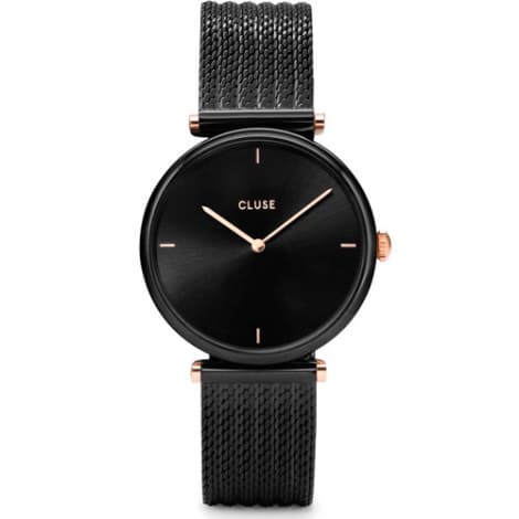 Cluse Triomphe Mesh — cadran noir