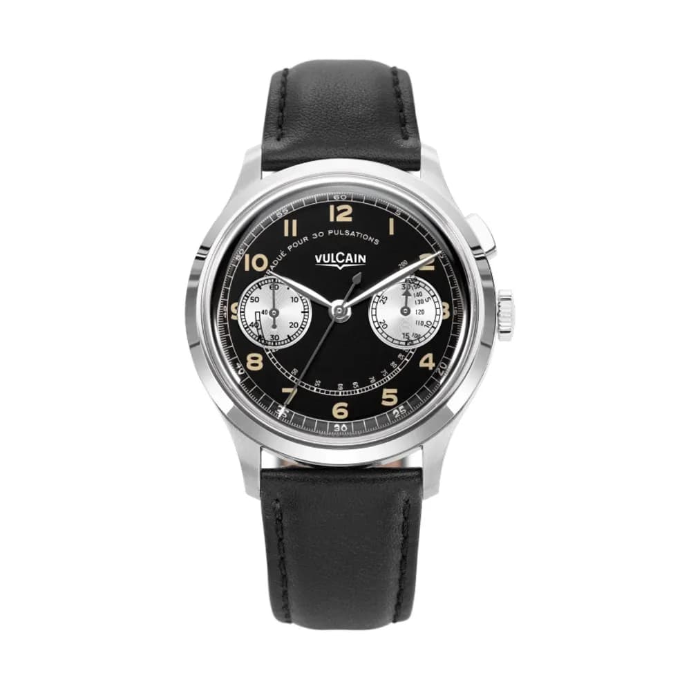Vulcain Monopusher Heritage Balck & White