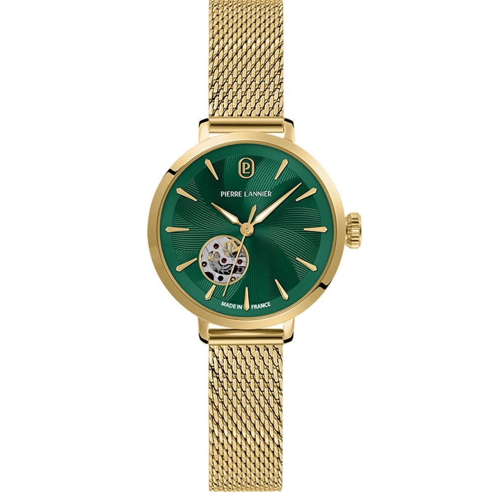 Pierre Lannier Montre Automatique Pierre Lannier Collection Soline en Acier et PVD Doré