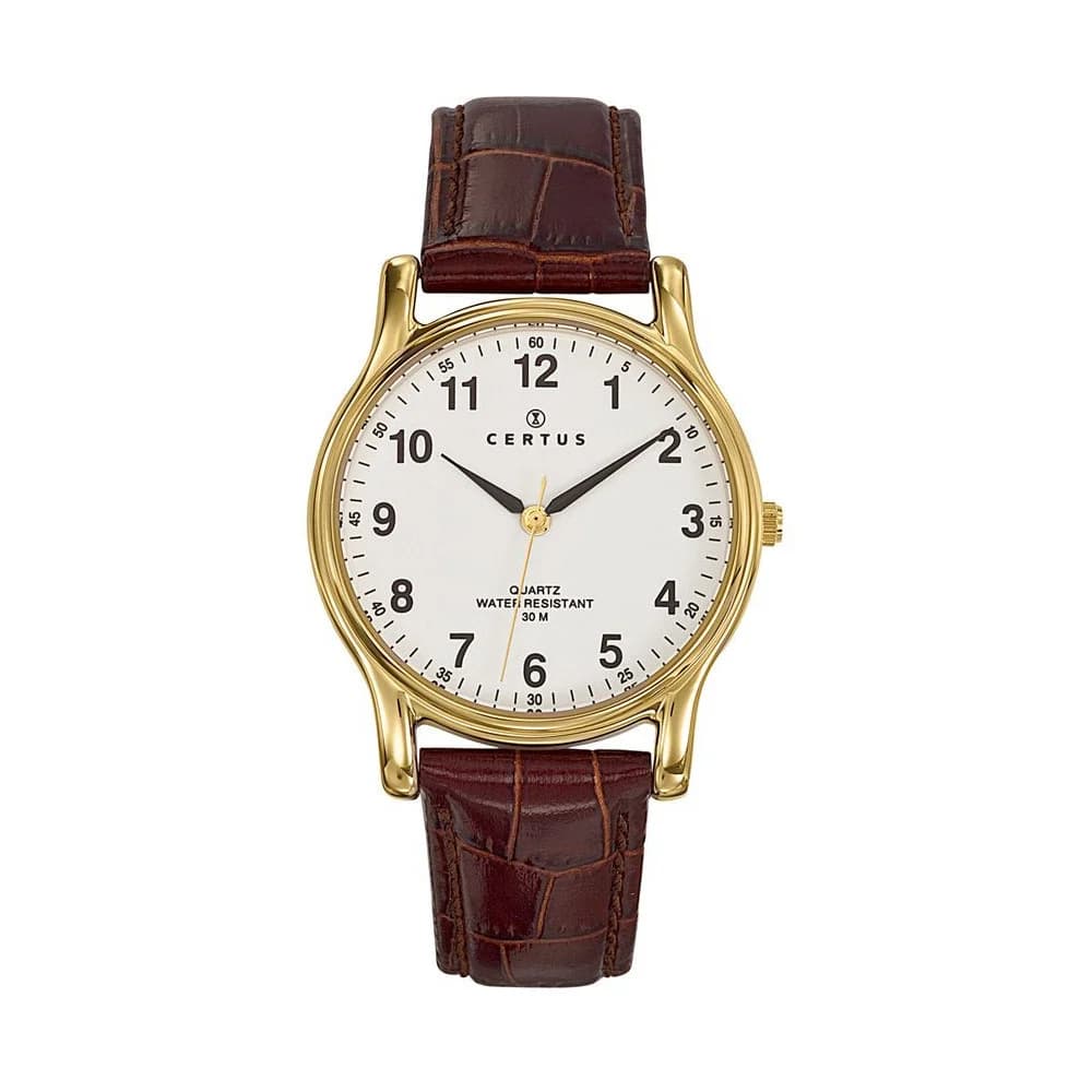 Certus Montre Certus en Cuir Marron