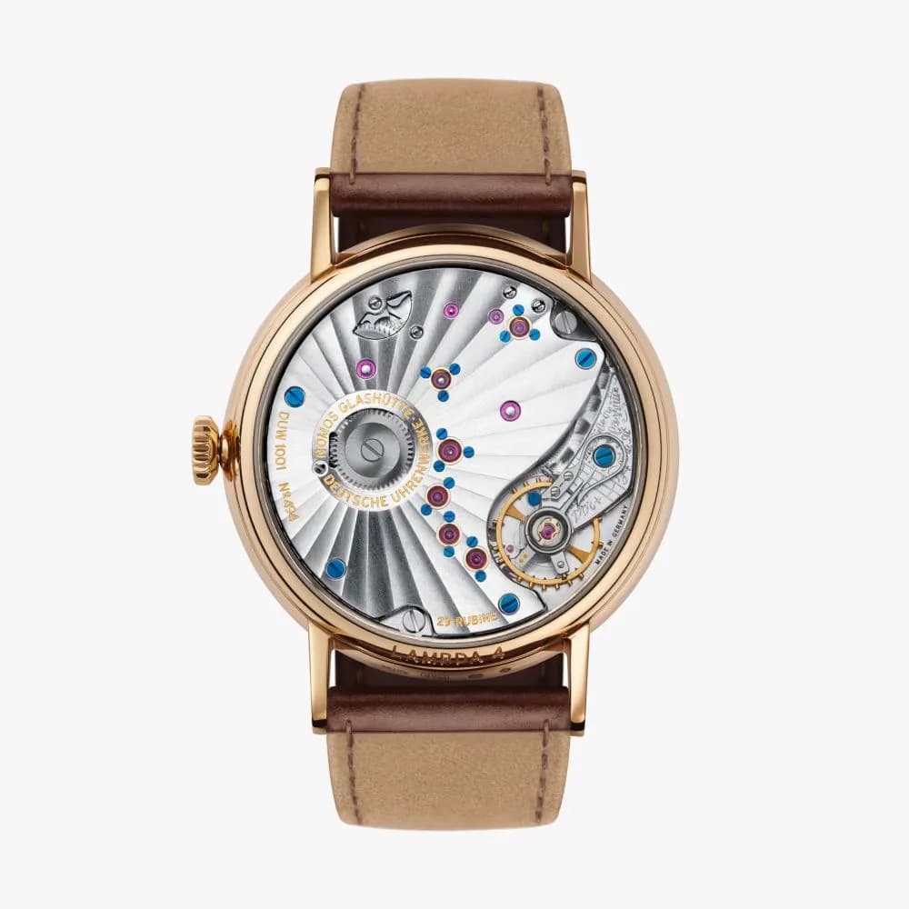Nomos Lambda 39 noire velours