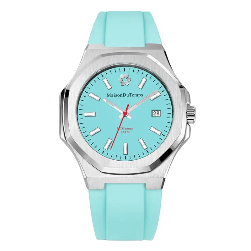 Maison du Temps Montre MTGamma Turquoise Silicone Turquoise