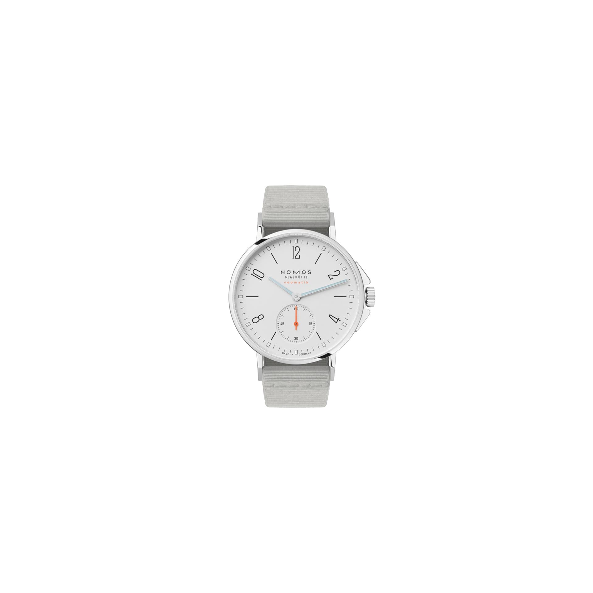 Nomos Montre NOMOS Ahoi Neomatik automatique bracelet textile gris 36,3 mm