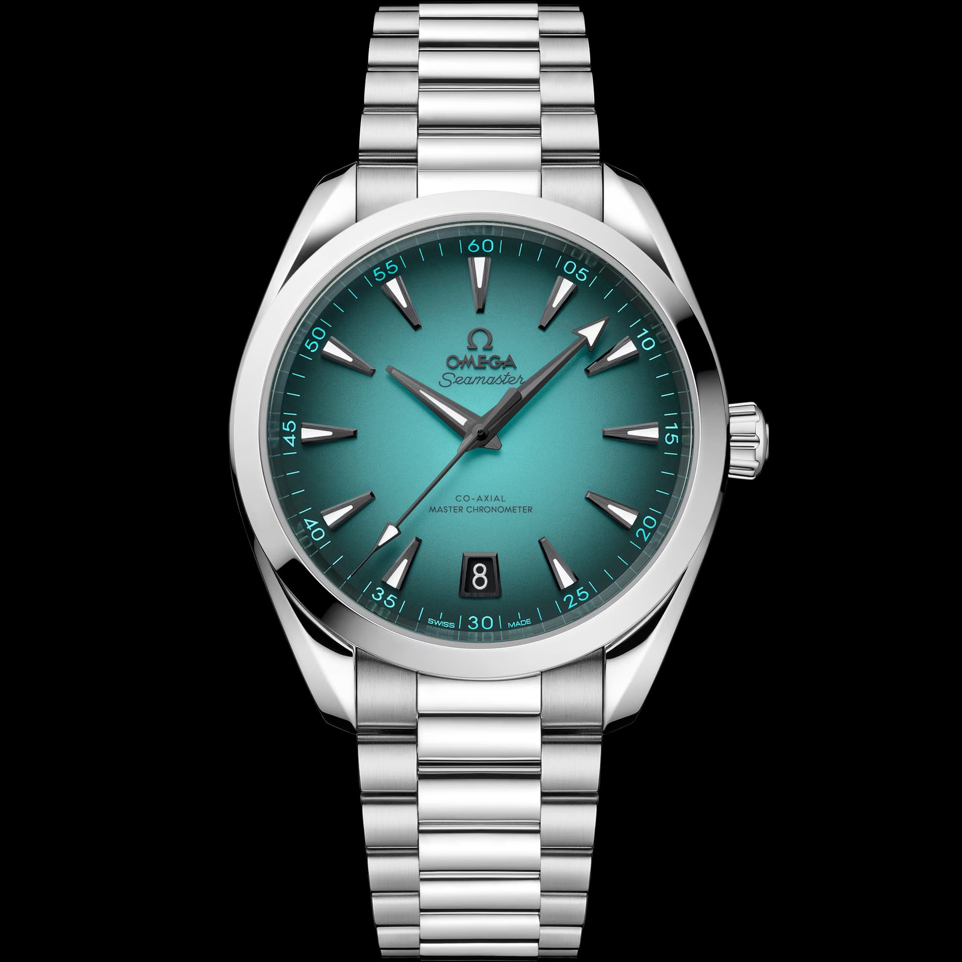 Omega Seamaster 41 mm, acier sur acier