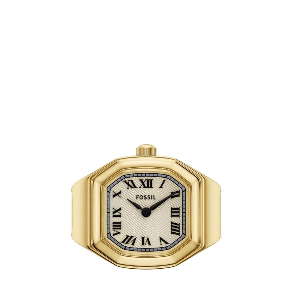 Fossil Harlow Watch Ring — boîtier doré