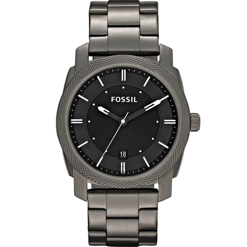 Fossil Machine — bracelet gris