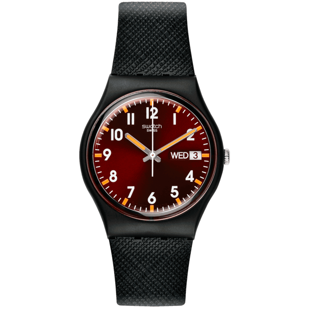 Swatch Montre Swatch en Silicone Noir