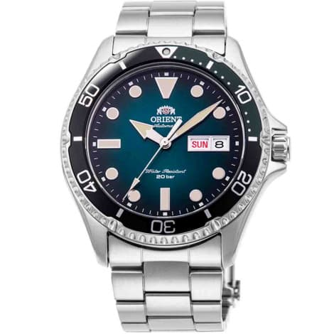 Orient Montre Orient Mako Vintage Automatique Cadran Bleu - Vert Bracelet Acier inoxydable - RA-AA0811E