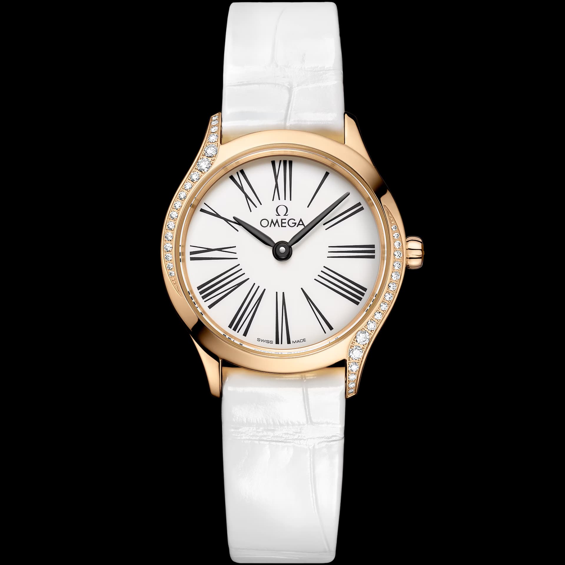 Omega De Ville 26 mm, or Moonshine™ sur alligator