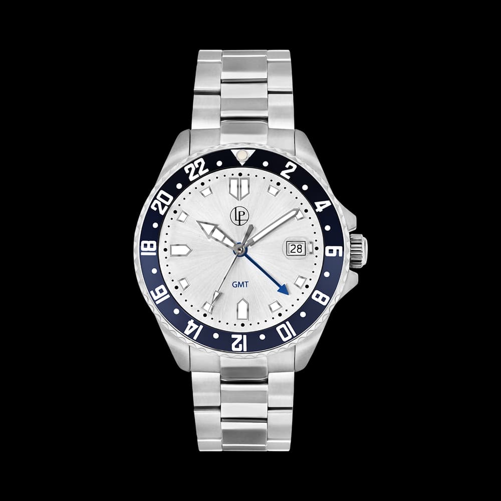 Louis Pion Montre quartz Homme Ulysse Argenté