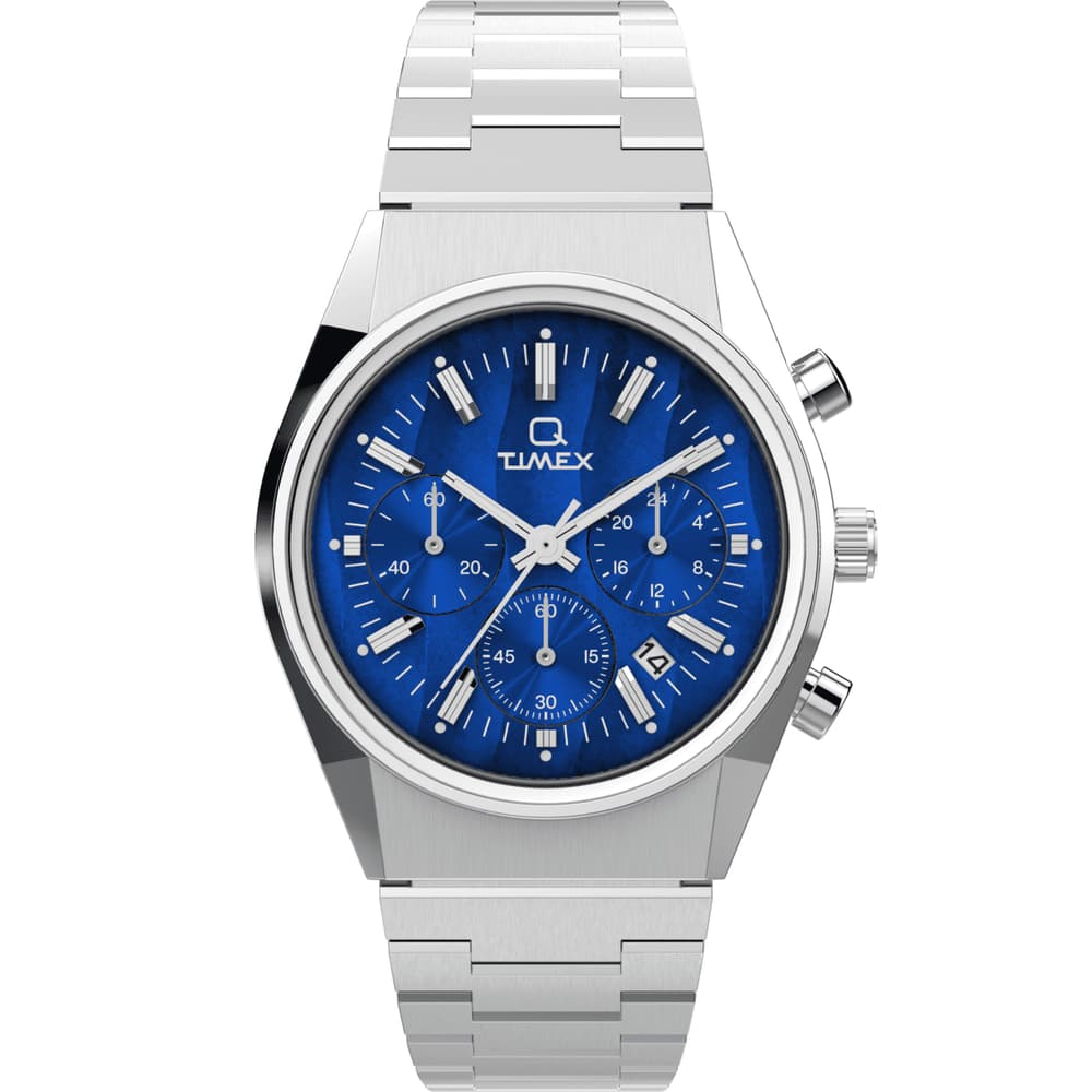 Timex Montre quartz Homme Q timex Bleu