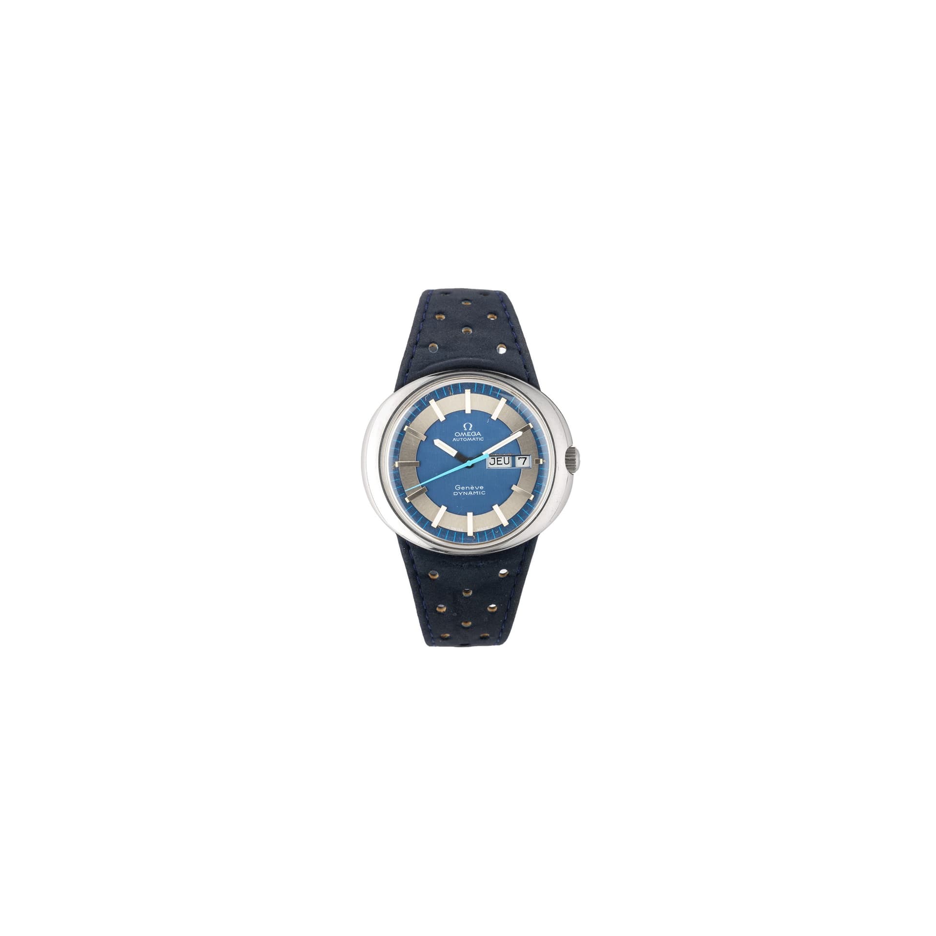 Omega Genève Dynamic Day Date — cadran argenté