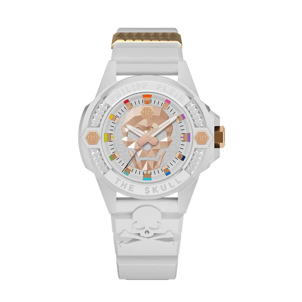Philipp Plein Montre Philipp Plein the Skull Ecoceramic Blanc
