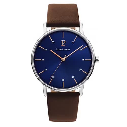 Pierre Lannier Montre Homme PIERRE LANNIER en Cuir Marron