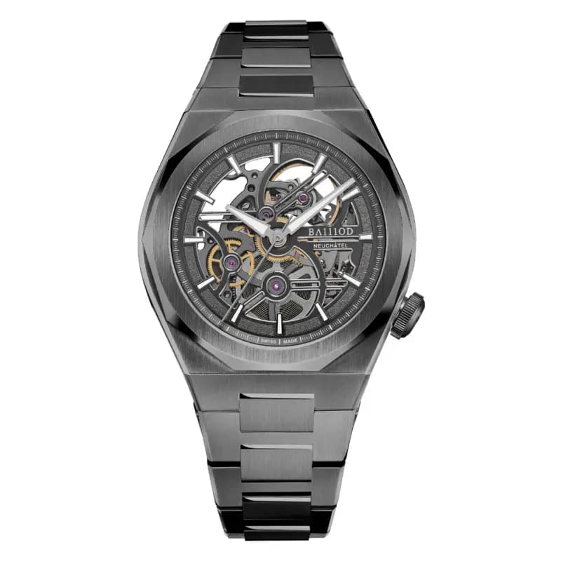 BA111OD Montre Chapitre 7 Skeleton Anthracite