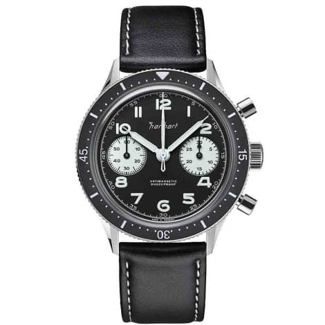 Hanhart Montre Hanhart 415 ES Reverse Panda Mécanique diamètre 39 mm- H703.211-8010-CN
