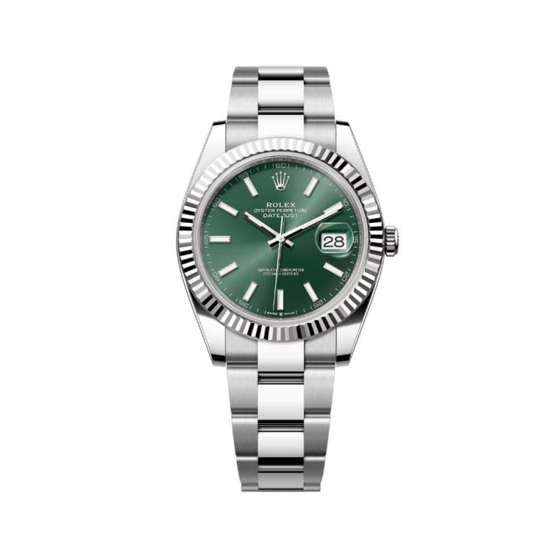 Rolex Datejust 41 — cadran vert