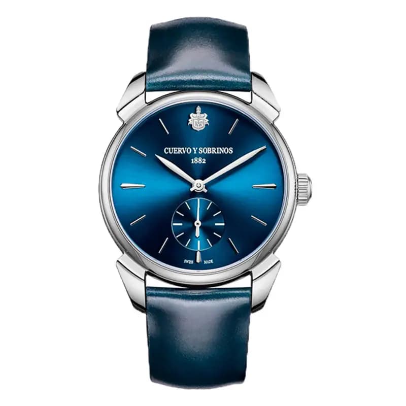 Cuervo y Sobrinos Montre Historiador Asturias Pequeños Segundos 3102.1ASB