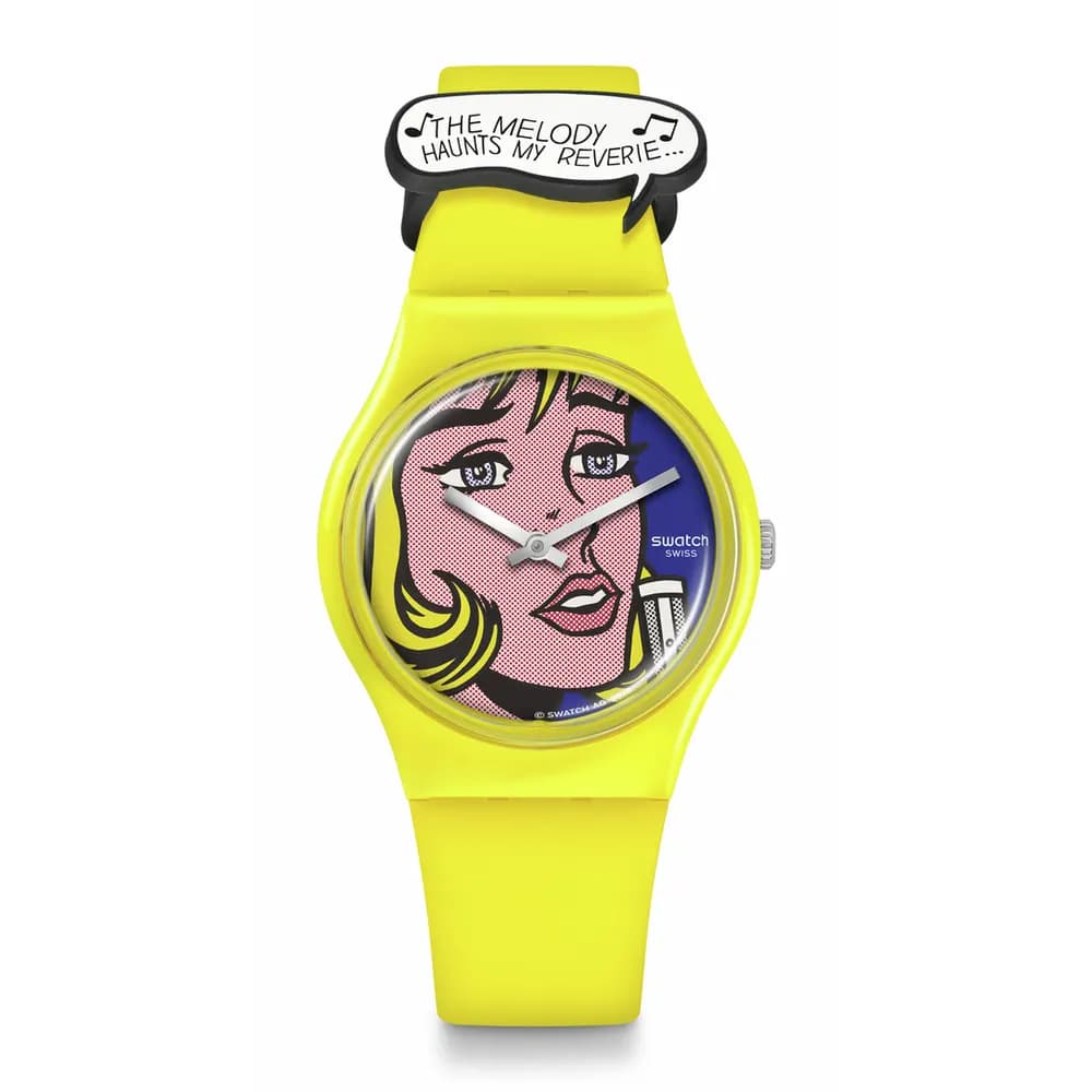 Swatch Art Journey — boîtier jaune