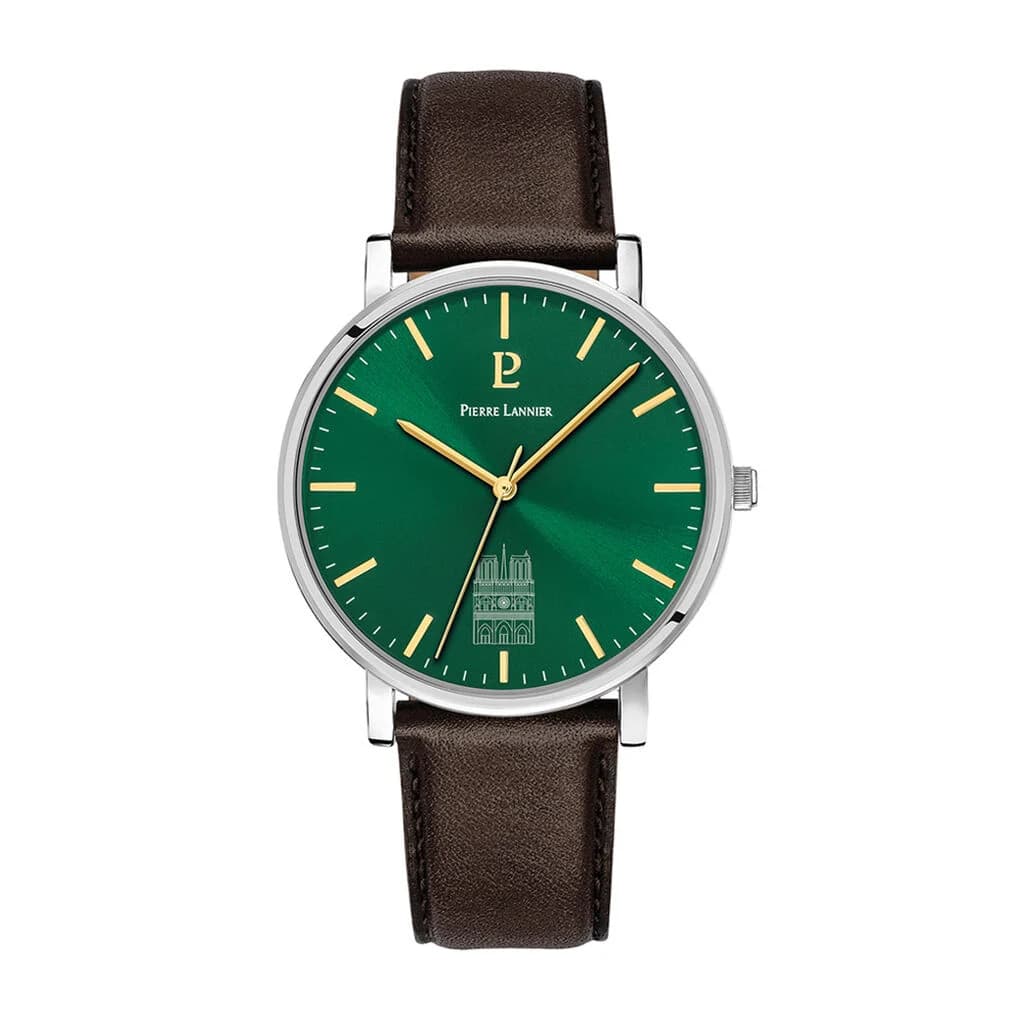 Pierre Lannier Montre Pierre Lannier Coeur Battant Vert