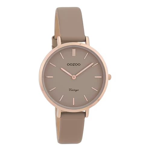 Oozoo Montre Analogique Femme Oozoo Cuir Marron C9814 - Cleor