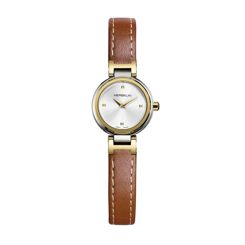 Michel Herbelin Montre herbelin Lady H Acier PVD Doré 22 mm - 17312T1N12GD