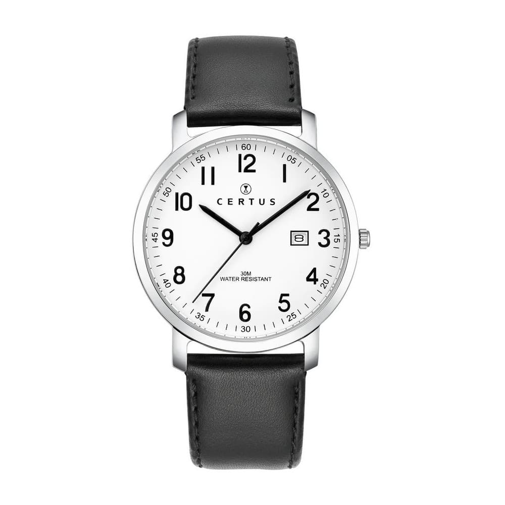 Certus Montre Certus en Cuir Noir