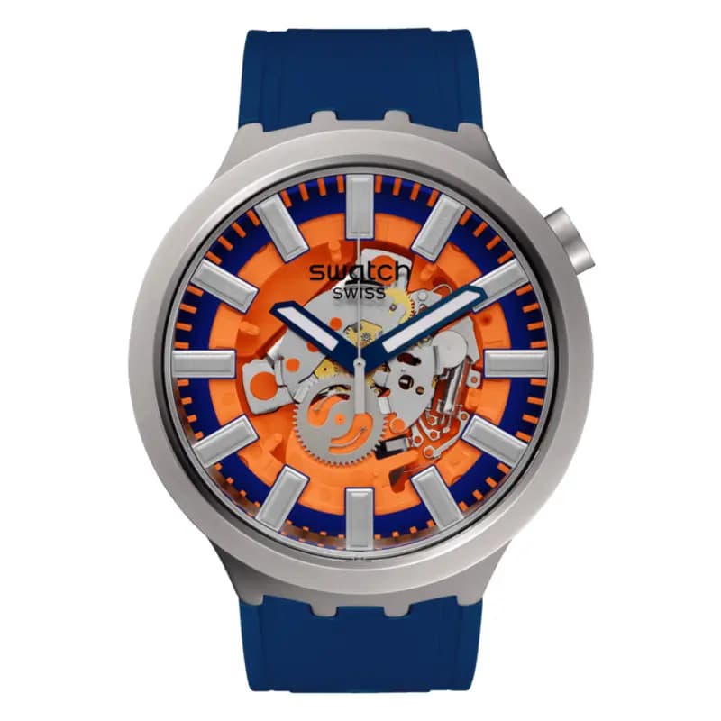 Swatch Montre Orange In the Works SB07S114