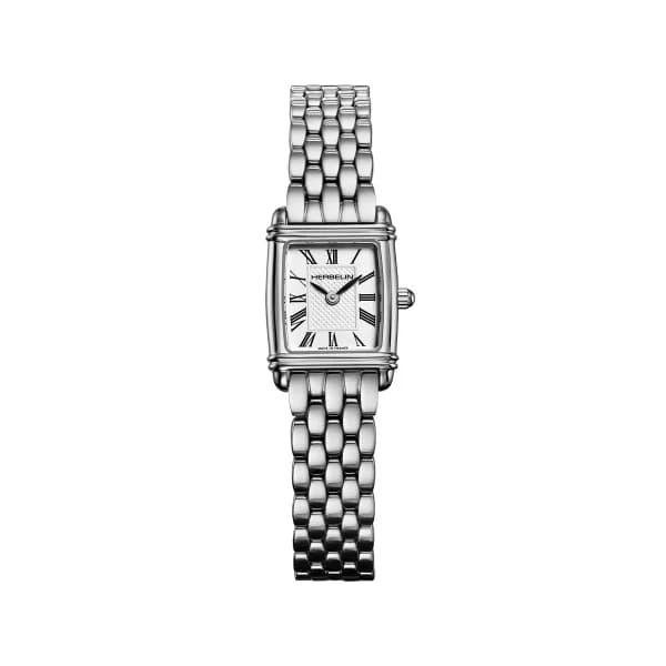 Michel Herbelin Montre Herbelin Art Déco Tonneau Acier 19 mm