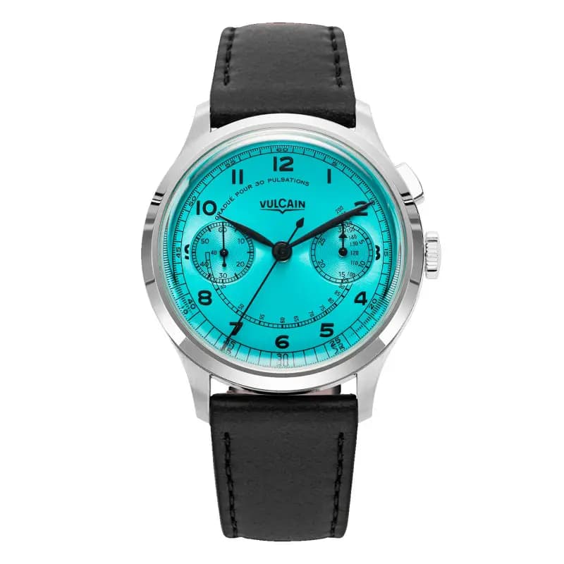 Vulcain Montre Monopusher Heritage Turquoise 650167A38