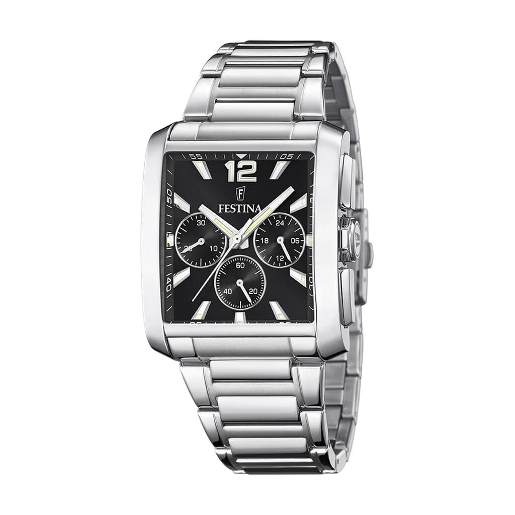 Festina Montre Festina On the Square Chrono Noir