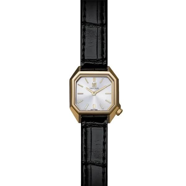 March LA.B Montre March LA.B Mansart Electrique Continental Alligator Noir