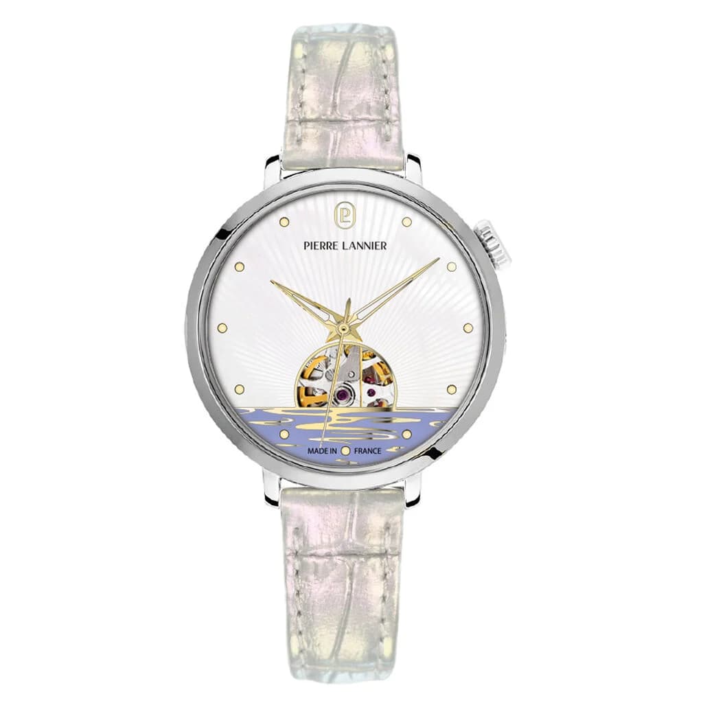 Pierre Lannier Montre Pierre Lannier Australe Nacre Blanche
