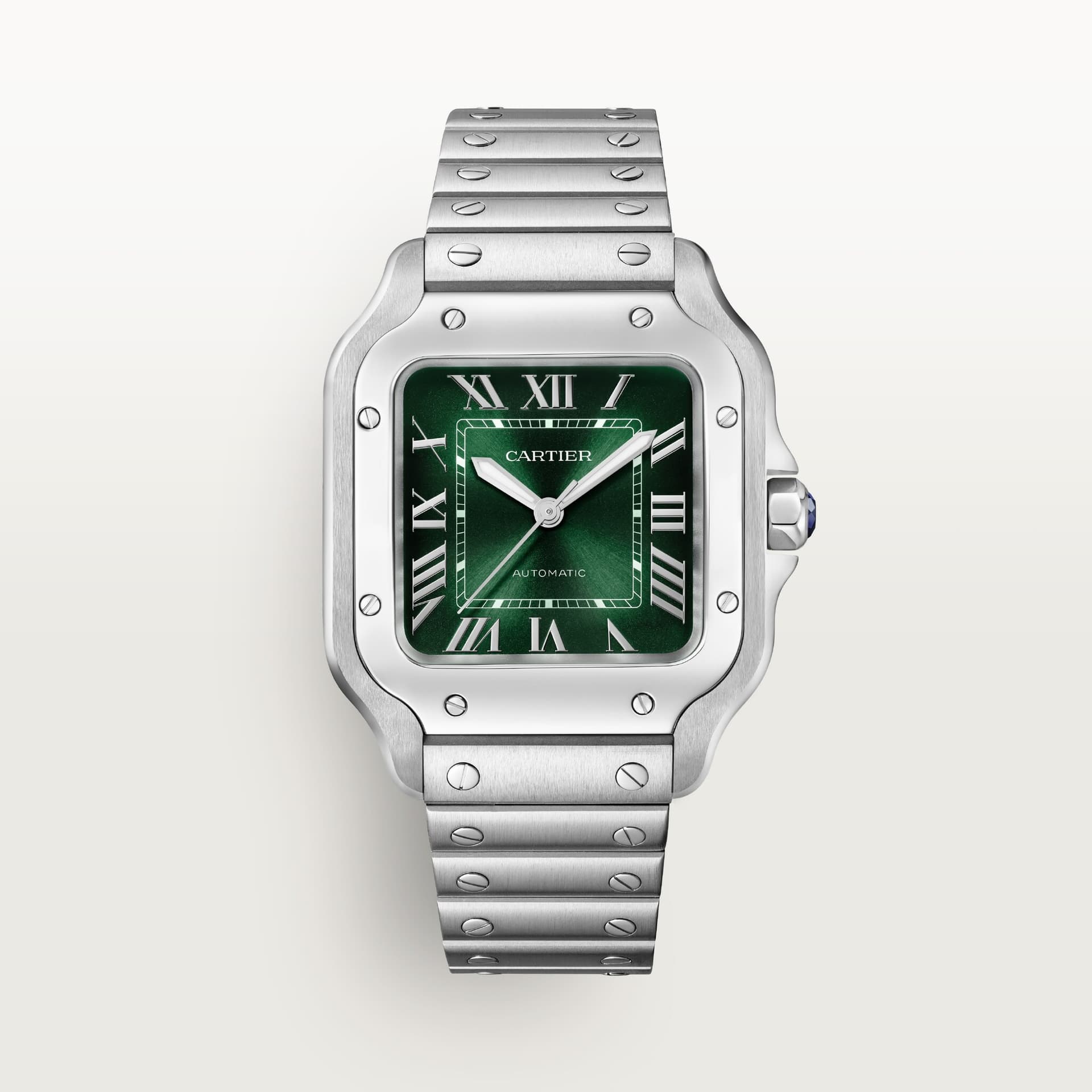 Cartier Santos — cadran vert