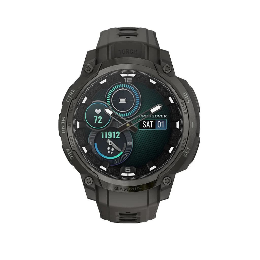 Garmin Montre Connectée Garmin Instinct Crossover Amoled