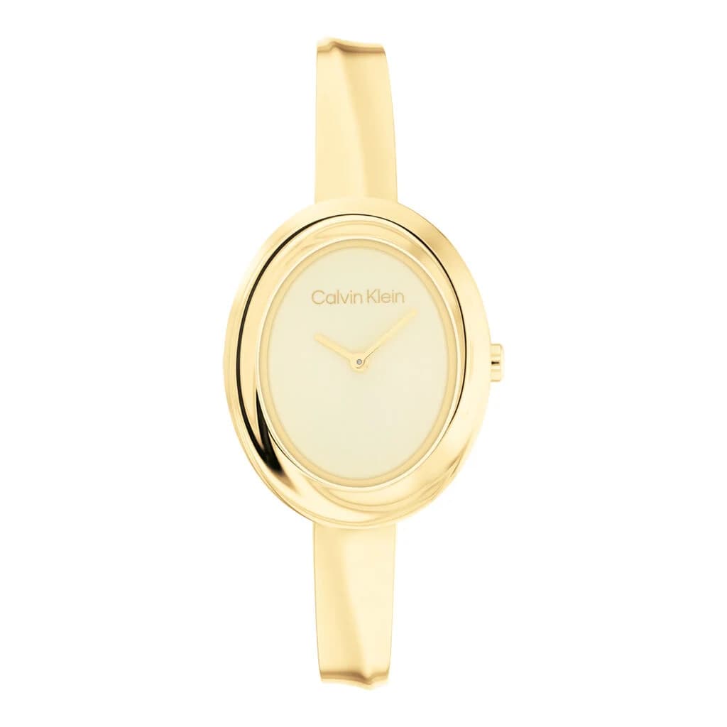 Calvin Klein Montre Calvin Klein Twisted Bezel Doré